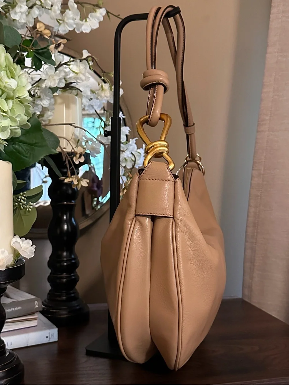 NWT | Donna Karan New York Roslyn Love Knot Shoulder Bag